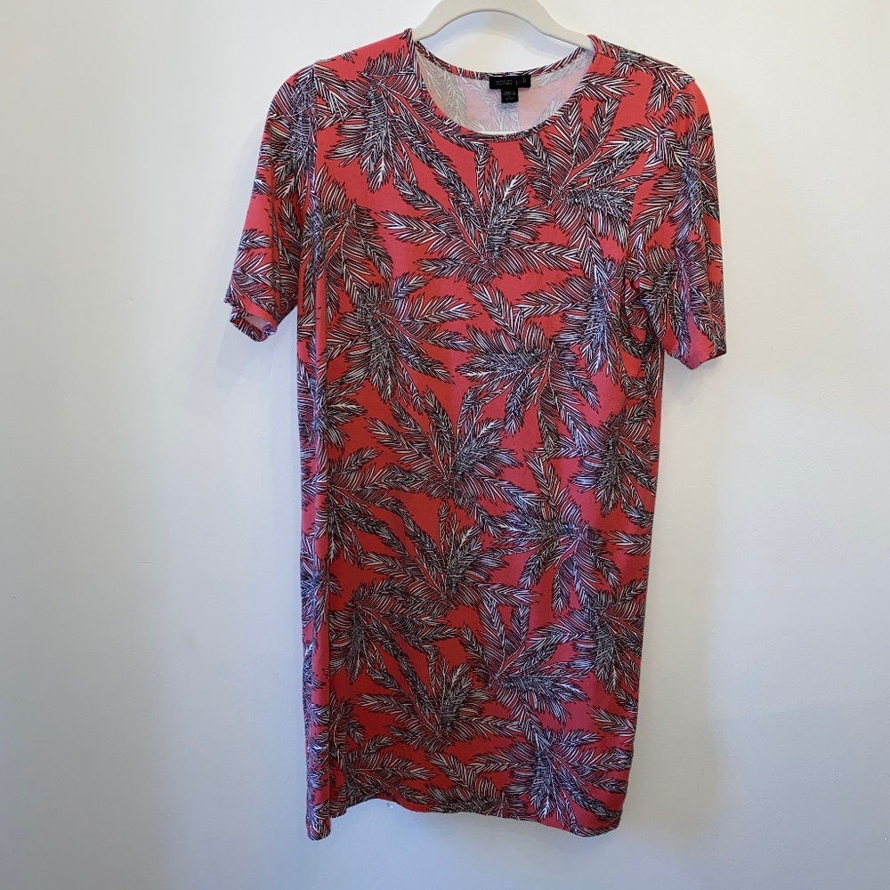 J. Jill Wherever collection  dress in excellent condition Pink with leaf…